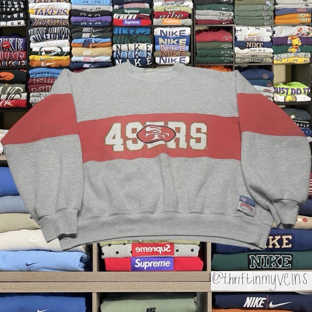 90s nutmeg San Francisco 49ers NFL Football Sweater